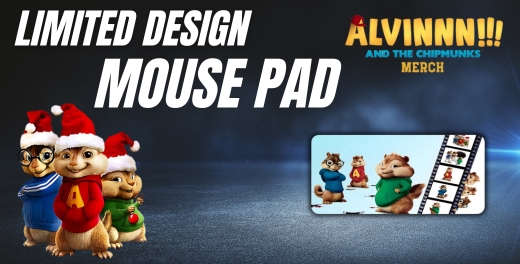 Alvin And The Chimunks Mouse Pad - Alvin And The Chipmunks Merch