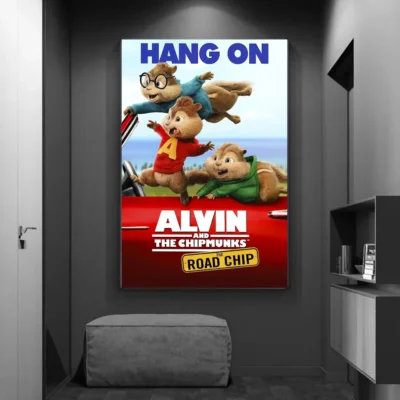 Alvin And The Chipmunks Hang On Road Chip Wall Art - Alvin And The Chipmunks Merch