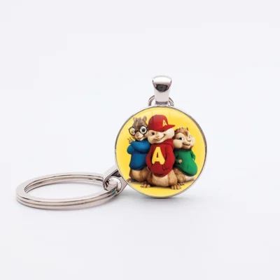 Hot Movie Alvin And The Chipmunks Pendant Keychain - Alvin And The Chipmunks Merch