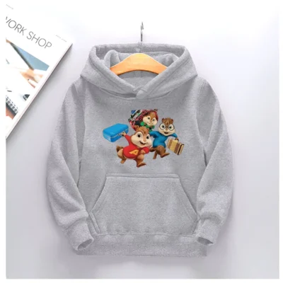 kf S27202079a7024cc391d6d5b13ccaaa8cT Spring Autumn Clothing for Children Girls and Boys Hoodie Clothing Alvin and Chipmunk Pattern Top Cartoon - Alvin And The Chipmunks Merch