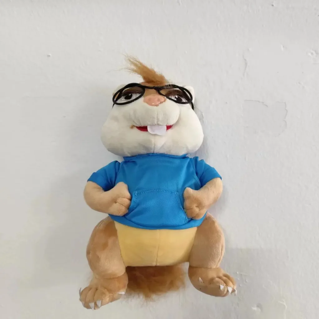 kf S619bdfdca9da4287af9a9ad15b174a2aa 25cm Alvin And The Chipmunks Theodore Squirrel Cute Soft Plush Doll Toy - Alvin And The Chipmunks Merch