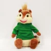 kf S78fe8a5ef35b4ec299f1d406394b4e11o New 25cm Alvin and the Chipmunks Halloween Plush Toys Kawaii Fluffy Chipmunks Stuffed Animals Birthday Christmas - Alvin And The Chipmunks Merch