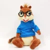 kf S871345b66a4c4d5f9b7e10534748c3ebP New 25cm Alvin and the Chipmunks Halloween Plush Toys Kawaii Fluffy Chipmunks Stuffed Animals Birthday Christmas - Alvin And The Chipmunks Merch