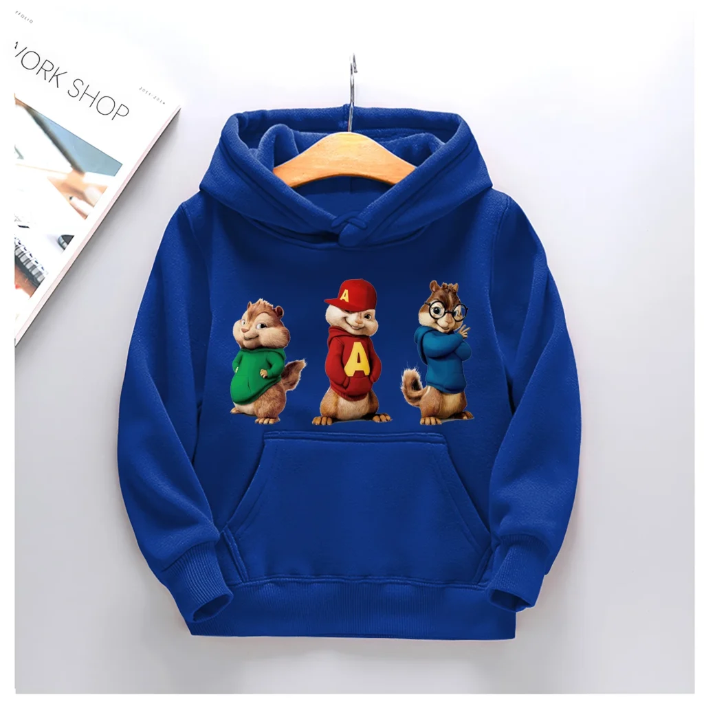 kf S8d1ba4ce21884d59a52236cea1ce8423H Alvin and The Chipmunks For 4 14 Years Children s Kids Cute Boys Girls Sweatshirt Soft - Alvin And The Chipmunks Merch