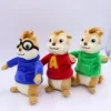 kf Sa5f377aba20b40d28f6b7a098c77e641c Game Alvin and the Chipmunks Plush Toys Kawaii Fluffy Chipmunks Stuffed Animals Children Xmas Gift 20CM - Alvin And The Chipmunks Merch