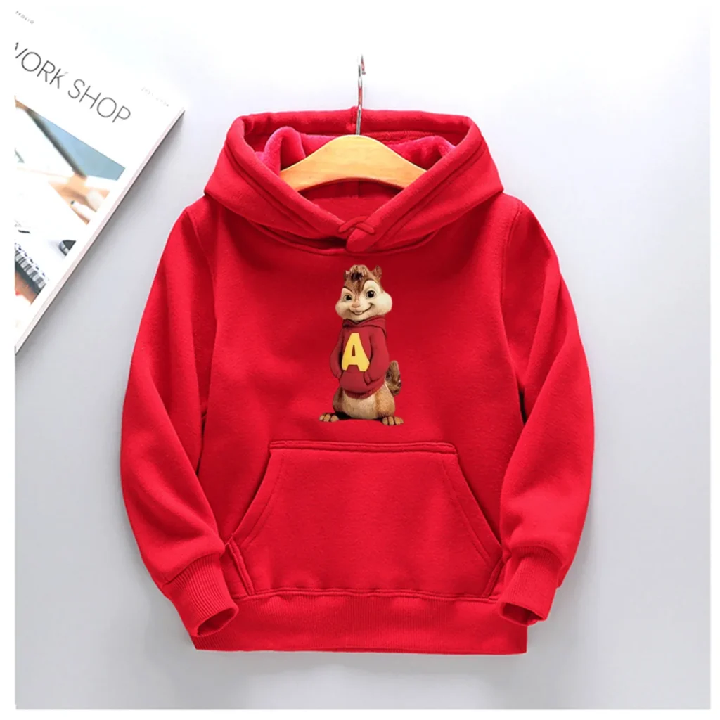 kf Saa13ad902ac541fcbebd25f21bbb486dN Summer Hot Sale New Alvin and the Chipmunks Hoodies Baby Boys Girls Tops Costume Kids Sweatshirts - Alvin And The Chipmunks Merch