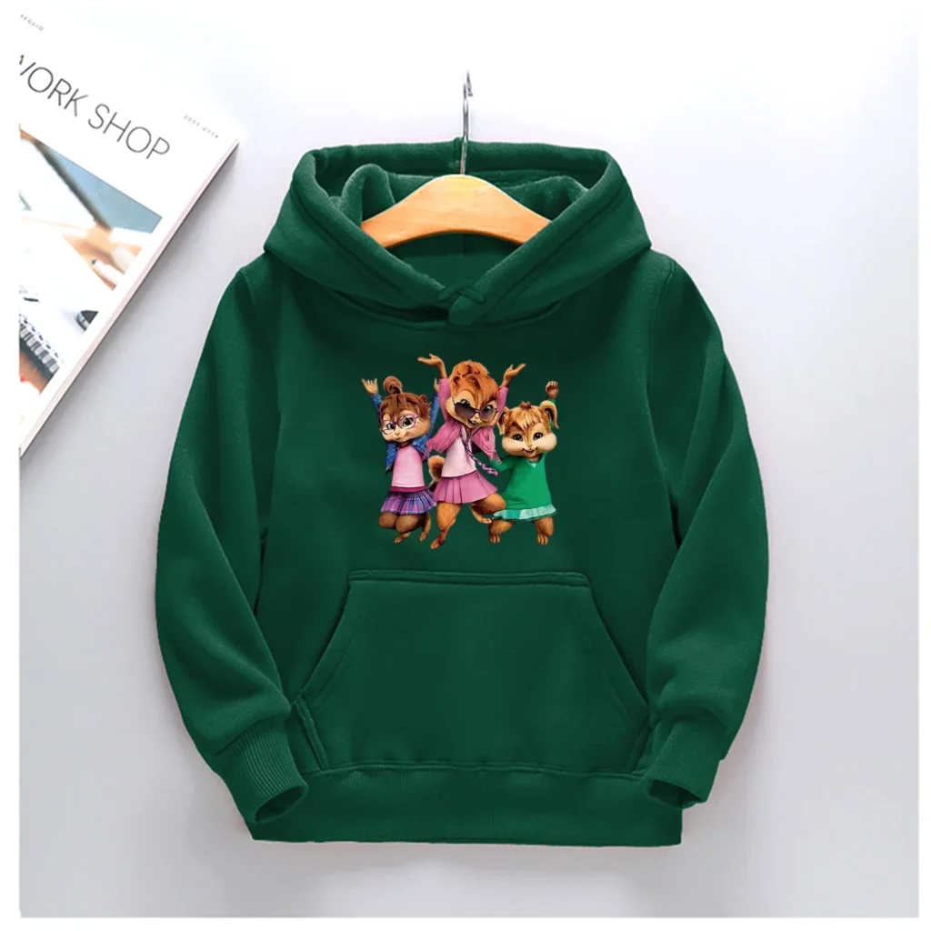 kf Sec5254de0d2547008cabb254ba950a93D Cartoon Alvin and The Chipmunks Hoodie Kid Clothes Girl Clothing Boy Hoodie Teenager Sweatshirt Children s - Alvin And The Chipmunks Merch